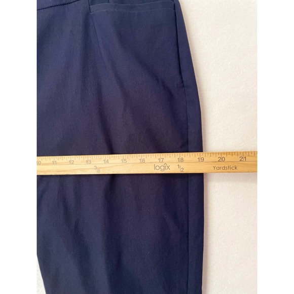 Chico's Brigitte So Slimming Pants Women 1.5 US 10 Navy Blue Stretch - Picture 4 of 10